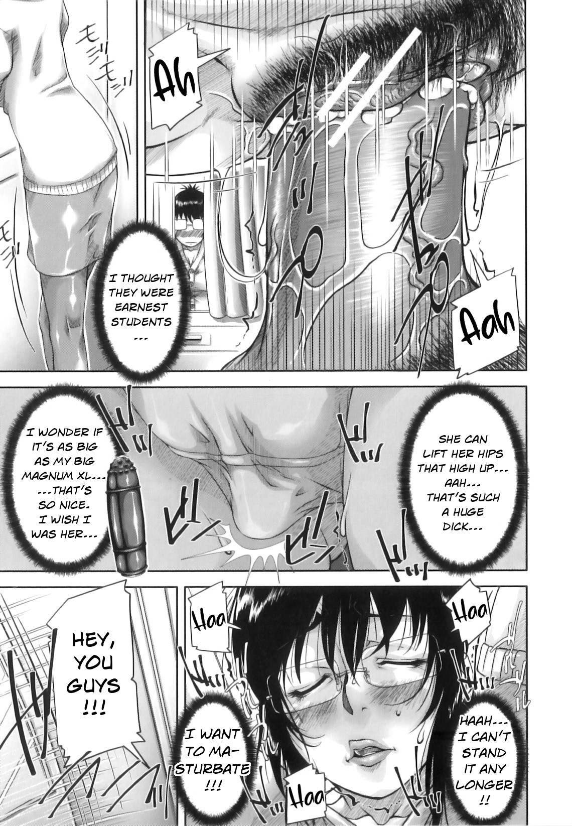 Hentai Manga Comic-Not Enough Dick 2 + Hazuki-san After That (Mon-Oka)-Read-7